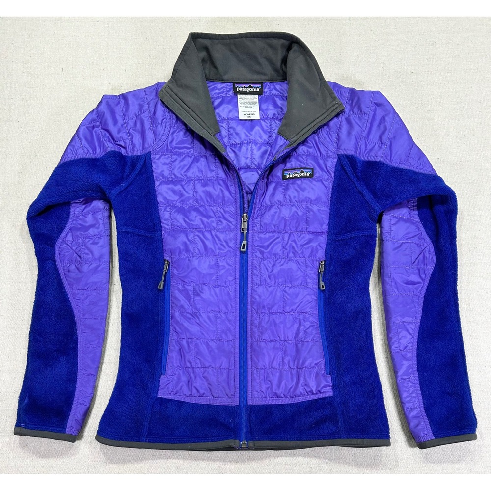 Patagonia Women's XS Primaloft  Polertec Vest‎ Jacket Insulated Fleece Full Zip